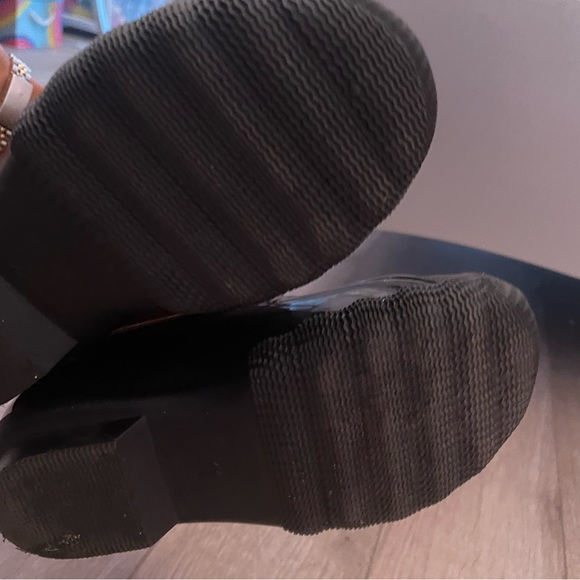 Girls Black & Tan Snow Boots size 11T - Picture 2 of 6